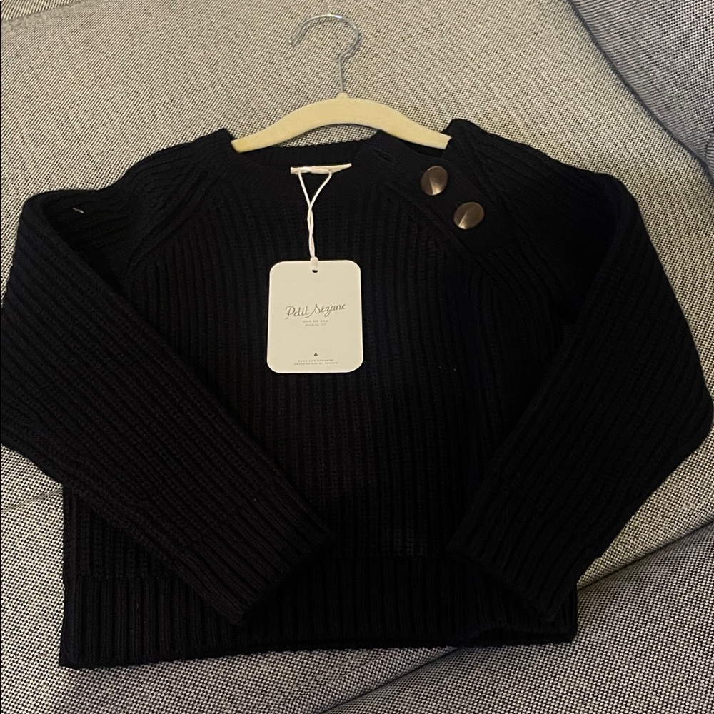 Petit Sézane Gary Jumper - cotton and merino wool
Navy
Size 6